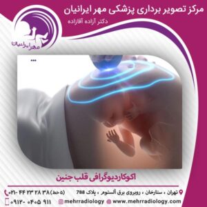 اکوکاردیوگرافی قلب جنین - تصویربرداری پزشکی مهر ایرانیان